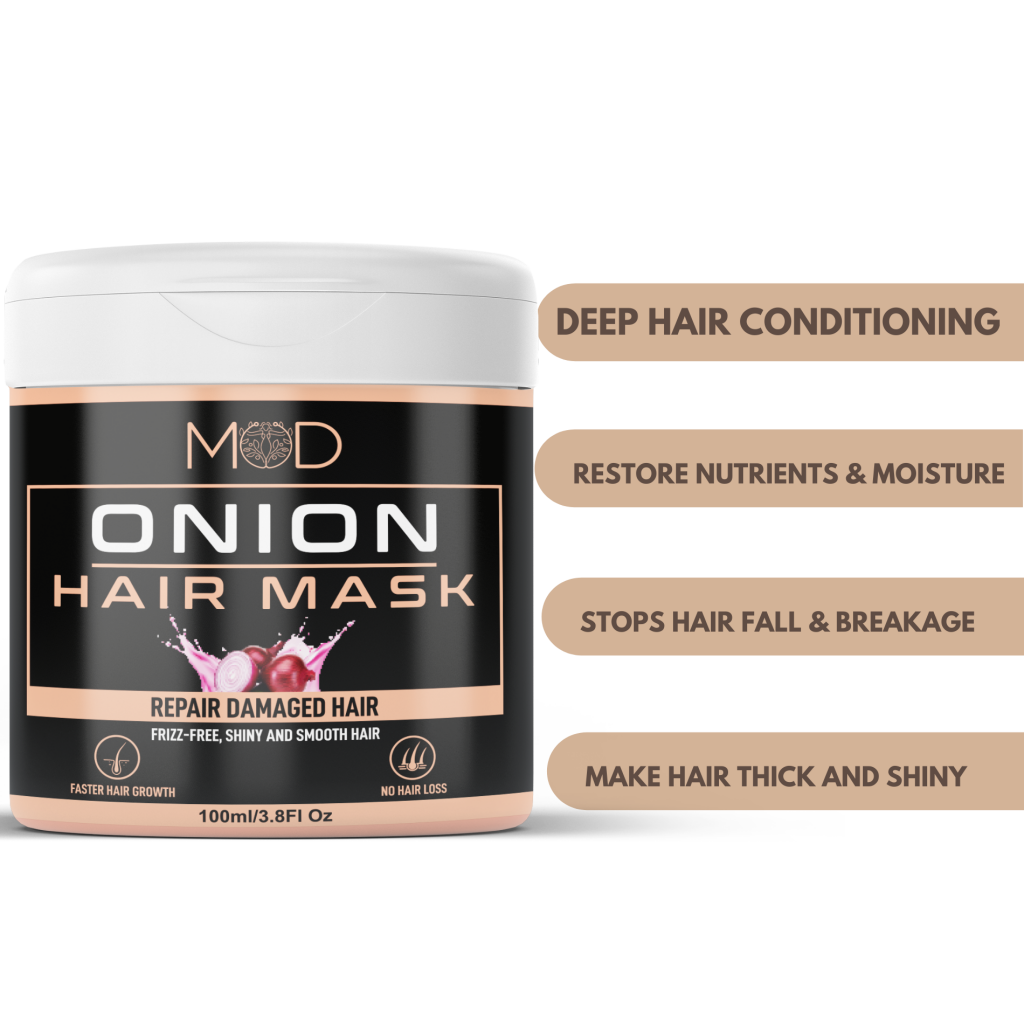 MOD Onion Hair Mask with Fenugreek-Control Hair Fall with Deep ...