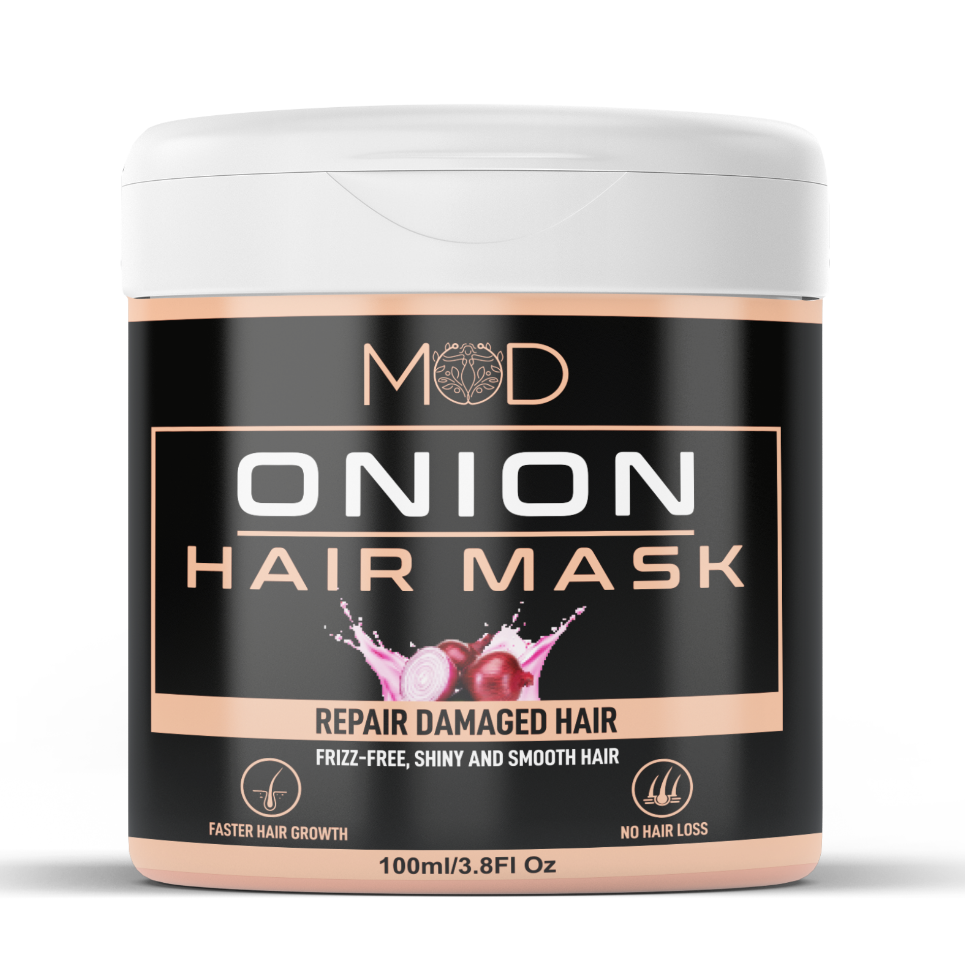 MOD Onion Hair Mask with Fenugreek-Control Hair Fall with Deep Conditioning  - Mod Wellness